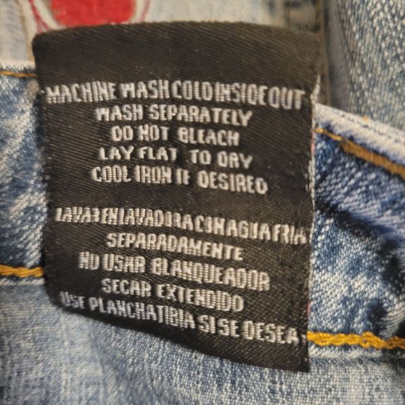 Women’s Vintage Bubblegum Denim Shorts Size 5/6 - Picture 9 of 11